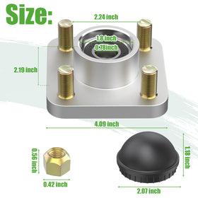 Durable aluminum construction supports regular maintenance and replacements.