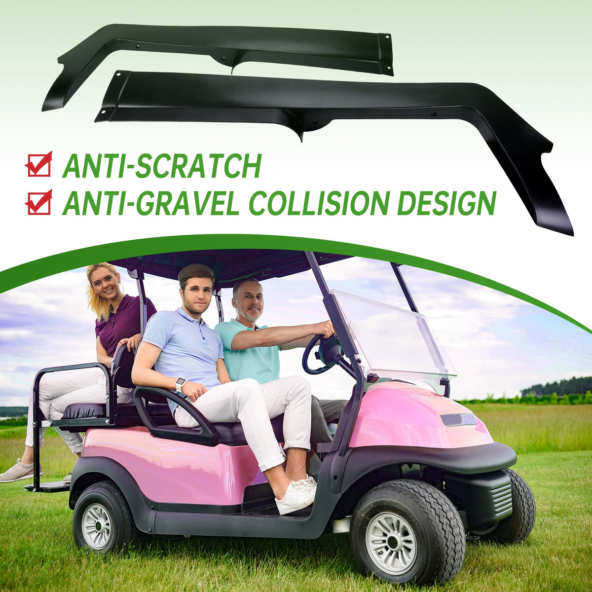 Precise snap position and curvature ensure consistent fit for the panel.