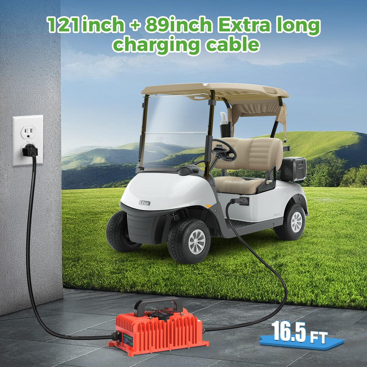 10L0L extended power cords offer flexible charging in tight spaces