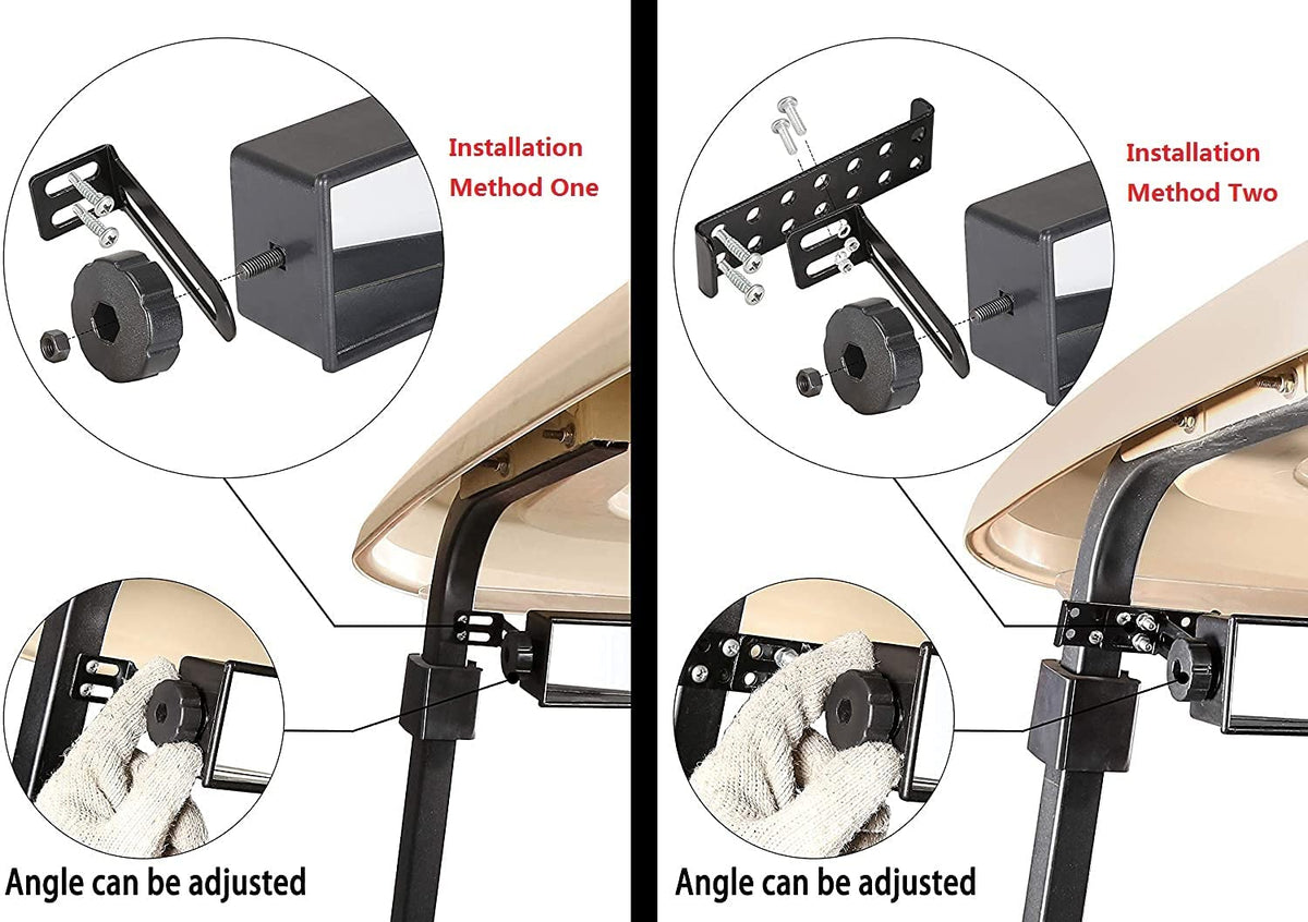 10l0l extension bracket included for flexible installation