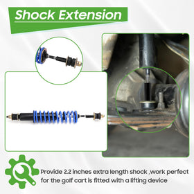 10L0L extension rod with M10 thread ensures secure fit for EZGO Club Car