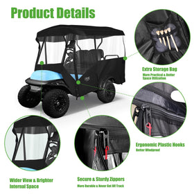 10L0L side storage pockets and carry bag for accessories organization