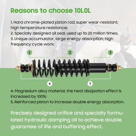 10L0L EZGO 16-inch standard-length shocks fit most carts
