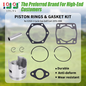 10L0L EZGO 1976-1988 piston rings kit for reliable compression