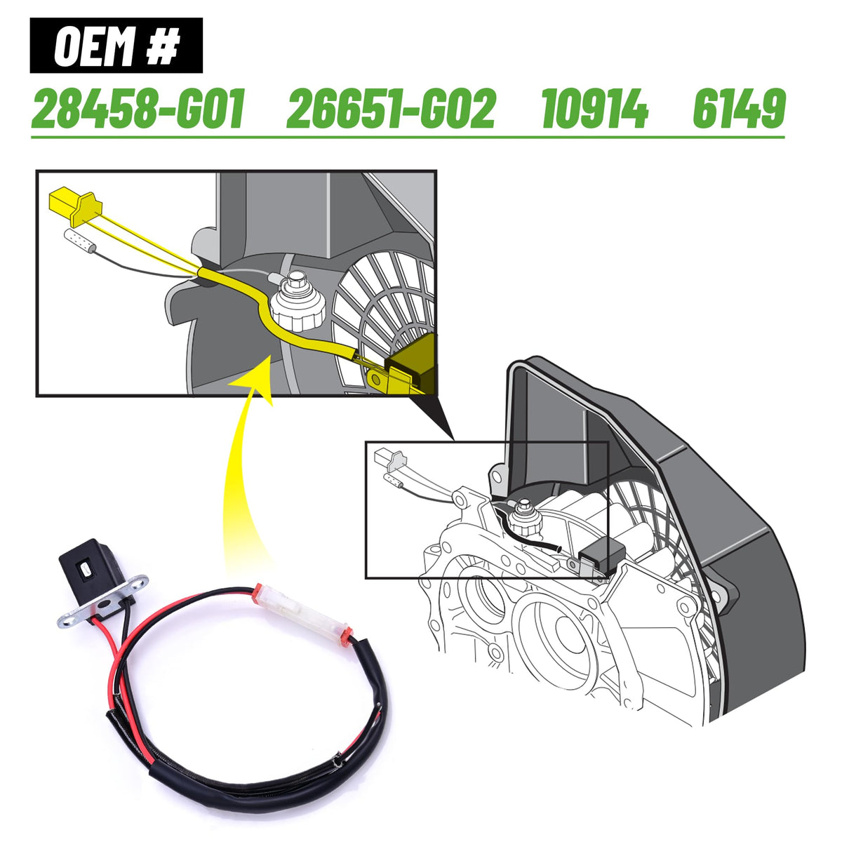 10L0L EZGO replacement coil enables easy plug-and-play installation.