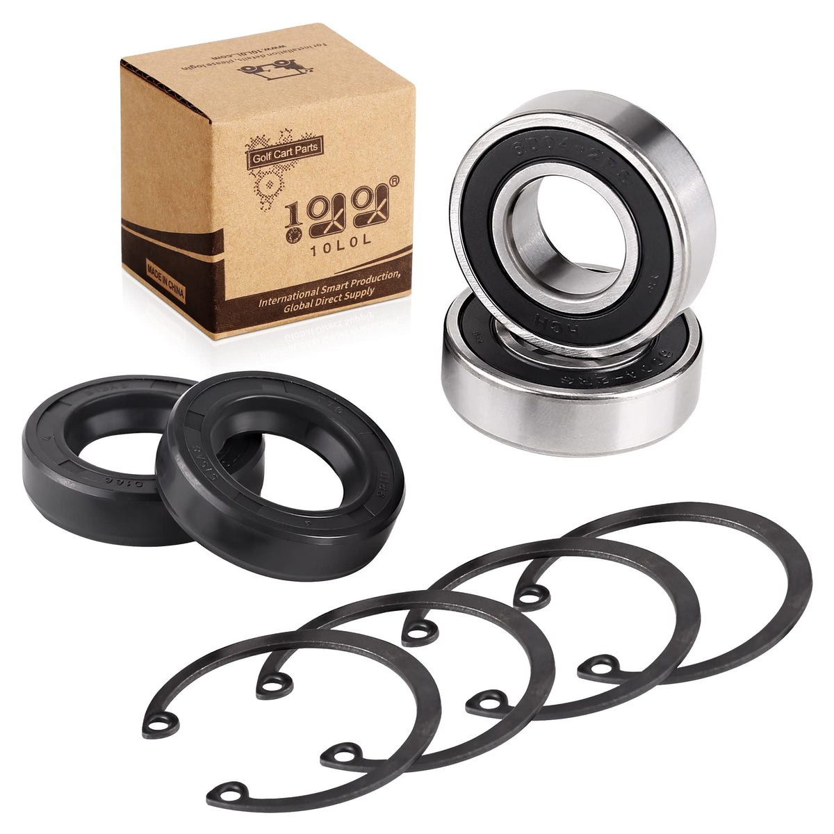 10L0L EZGO bearing seal kit with 1 year warranty included