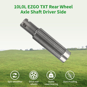 10L0L EZGO castle nut ensures precise axle retention
