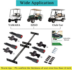 10L0L EZGO-compatible bracket and belt for quick mounting