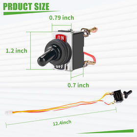 10L0L EZGO switch kit includes connecting wires for easy setup.