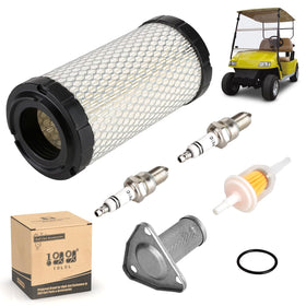 10L0L fuel filter from EZGO tune up kit improves fuel delivery