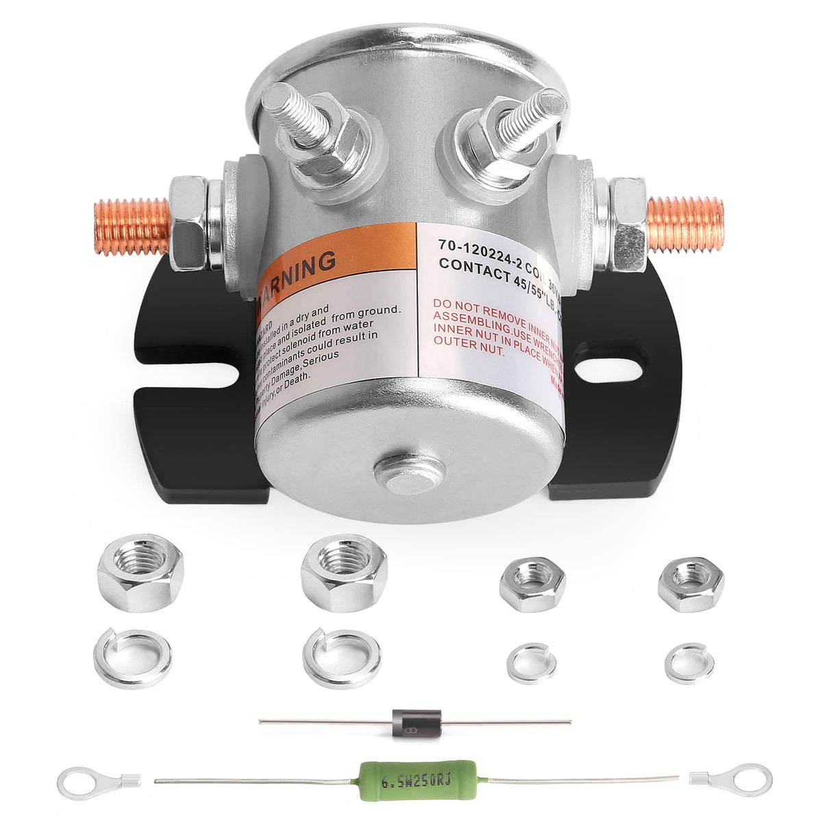 EZGO solenoid installation illustration by 10L0L for easy retrofit