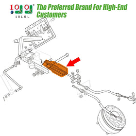 10L0L EZGO Medalist brake compensator supports consistent stopping
