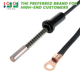 10L0L EZGO movable wiper contact assembly showing spring and wiring compatibility