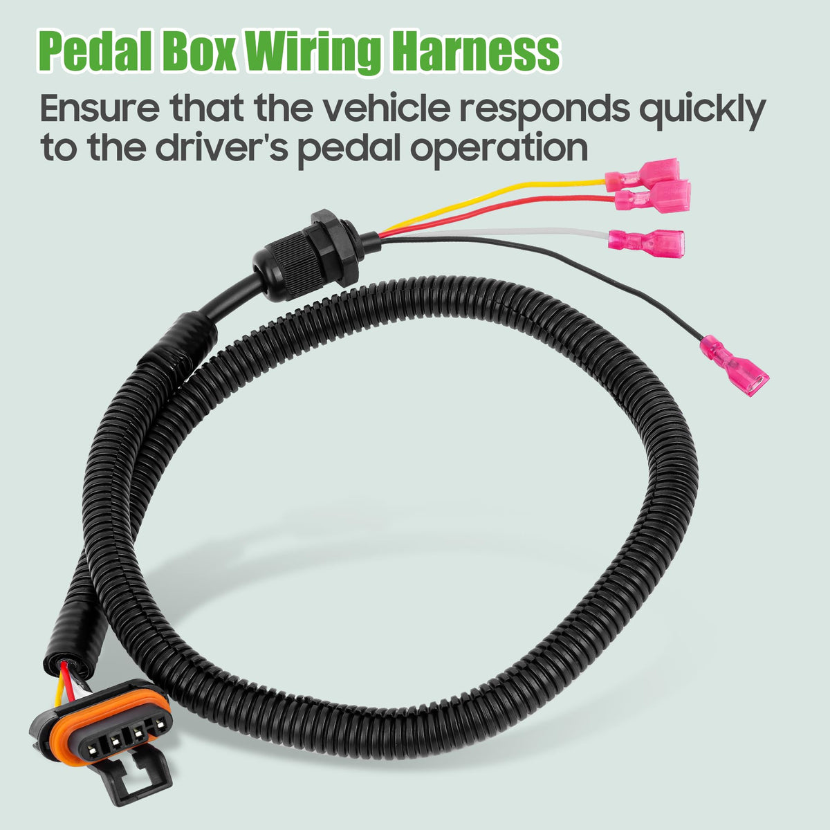 10L0L EZGO PDS harness maintains consistent signal transmission for smooth acceleration.