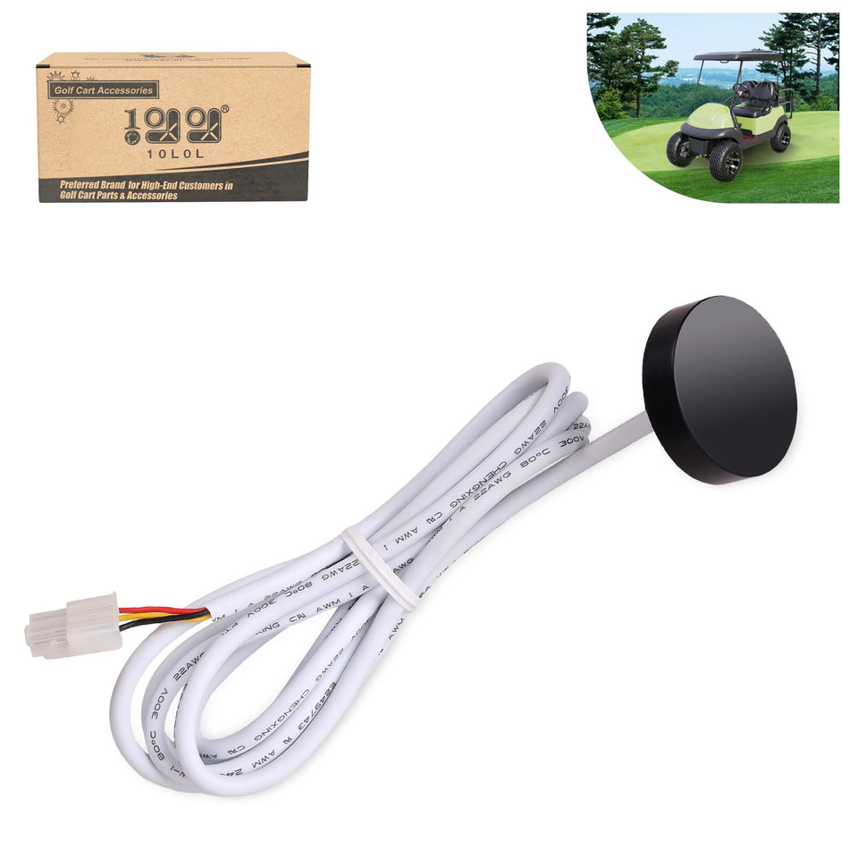 10L0L EZGO PDS speed sensor harness closeup with durable connectors
