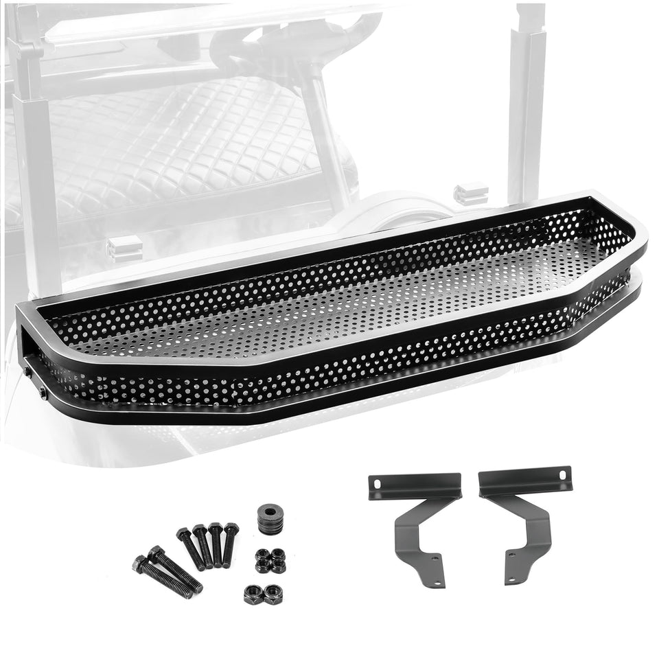 10L0L Ezgo RXV front cargo basket adds extra on-cart storage