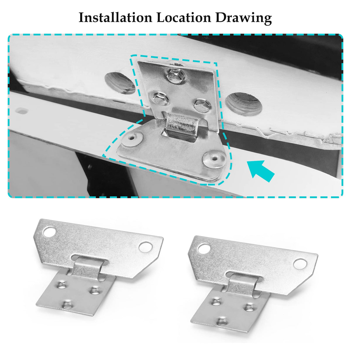 10L0L EZGO RXV hinge latch assembly enables quick battery area access