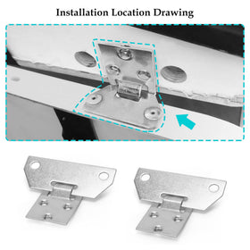 10L0L EZGO RXV hinge latch assembly enables quick battery area access