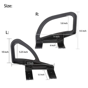 EZGO RXV right arm rest hip restraint installation view by 10L0L.