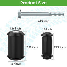 10L0L durable bushing kit improves stability on EZGO RXV