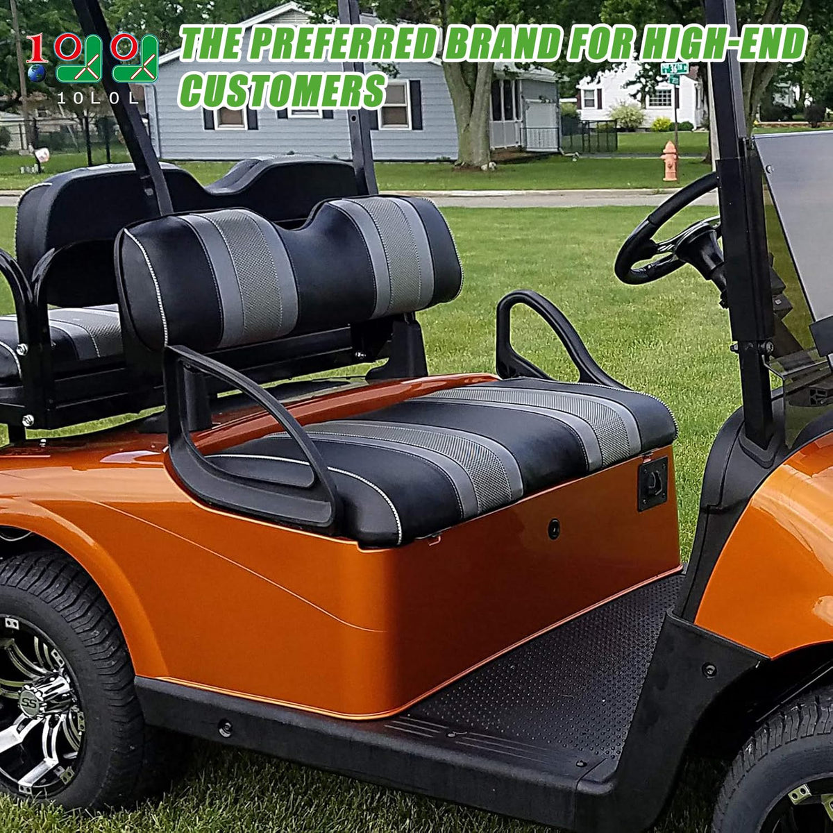 10L0L EZGO RXV right-arm-rest-hip-restraint supports comfort and security.