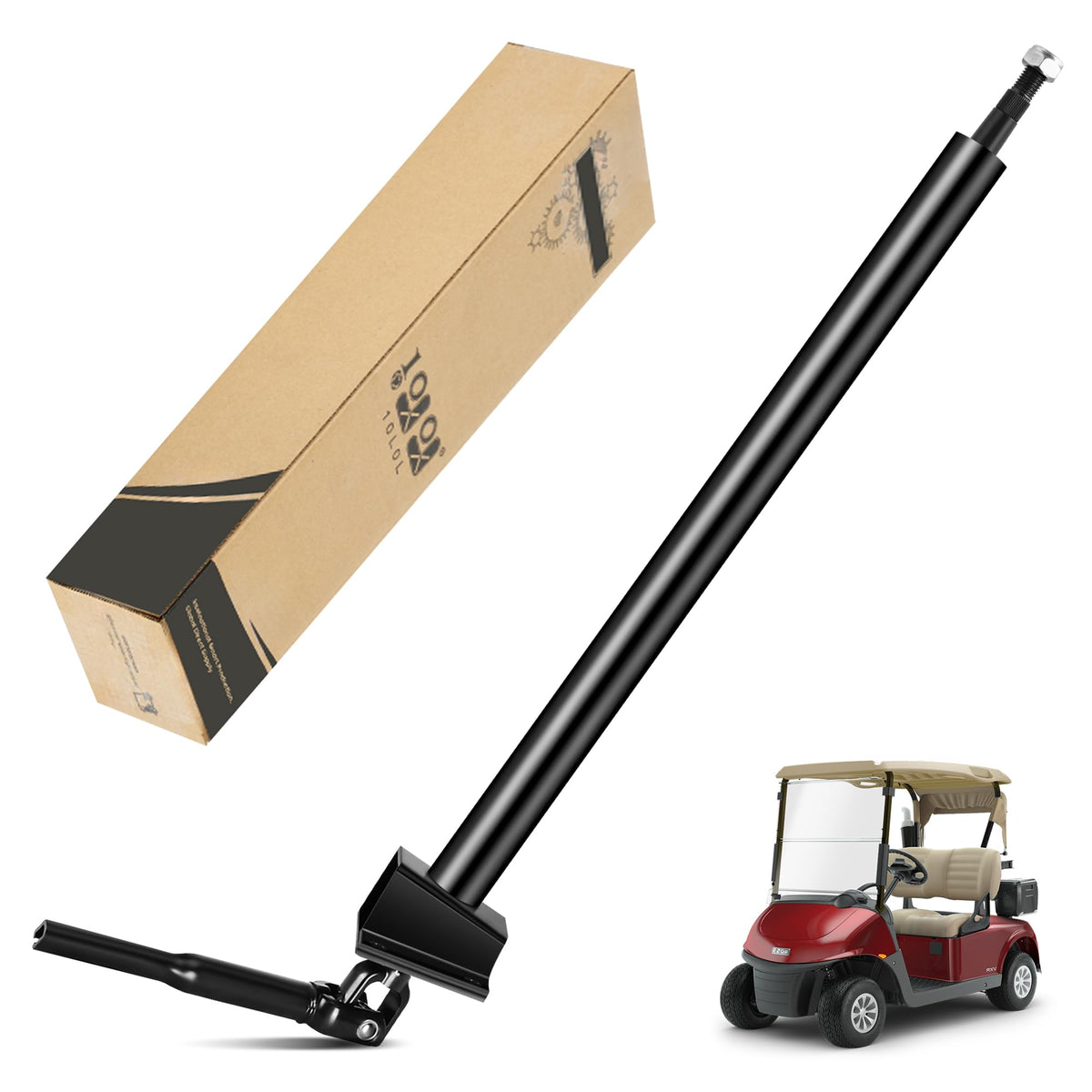 10L0L EZGO RXV-2 steering column assembly enables precise steering and quick install