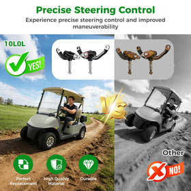 10L0L EZGO RXV spindle front view, compatible with 2008+ models.