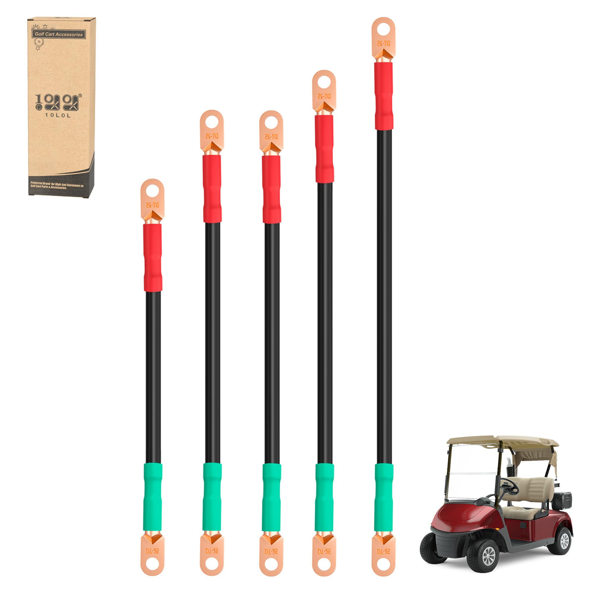 10L0L EZGO RXV main positive cable for secure power delivery