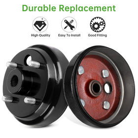 10L0L EZGO RXV brake drum hub compatible replacement.