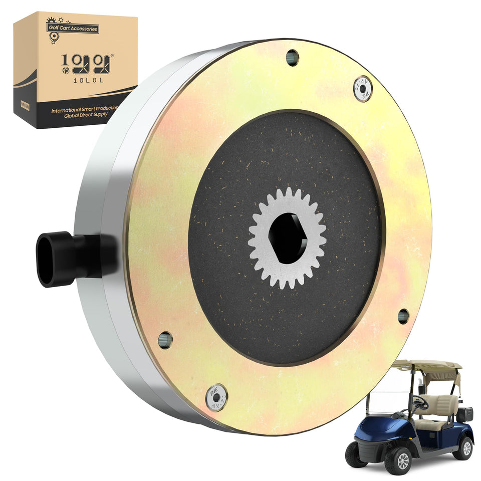 10L0L EZGO RXV brake front view for precise fit and reliable stopping