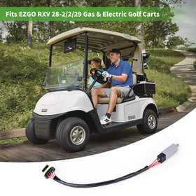 10L0L diagram showing EZGO RXV brake and accelerator switch installation.