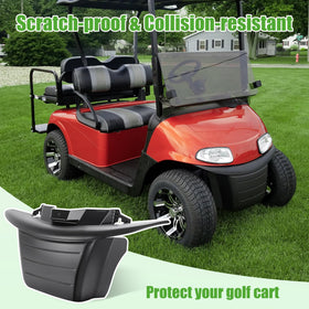 10L0L EZGO RXV bumper mounting area shows simple alignment.
