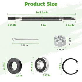 10L0L EZGO RXV castle nut cotter pin provide proper torque and safety.
