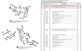 10L0L EZGO RXV front mount spindle confirms model-specific compatibility.