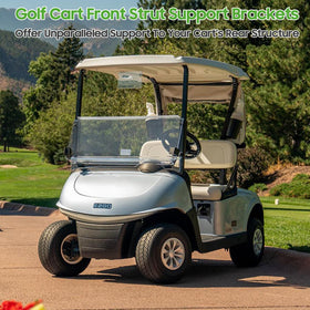 EZGO RXV front strut installation designed for secure setup.