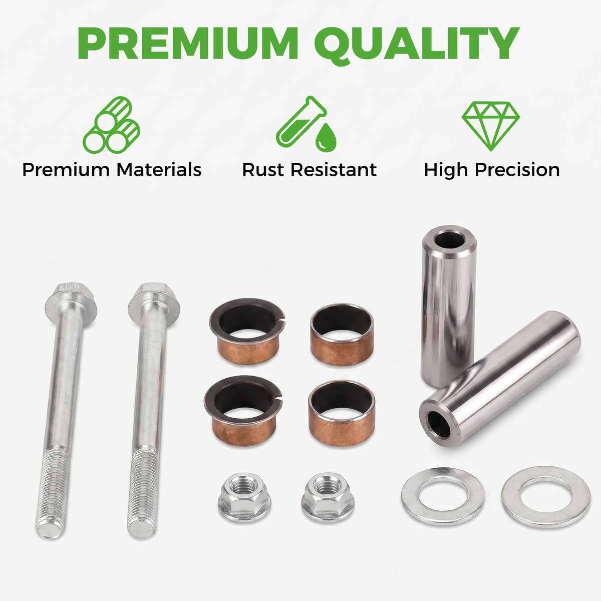 10L0L EZGO RXV 25mm lower bushing detail for stable wheel alignment