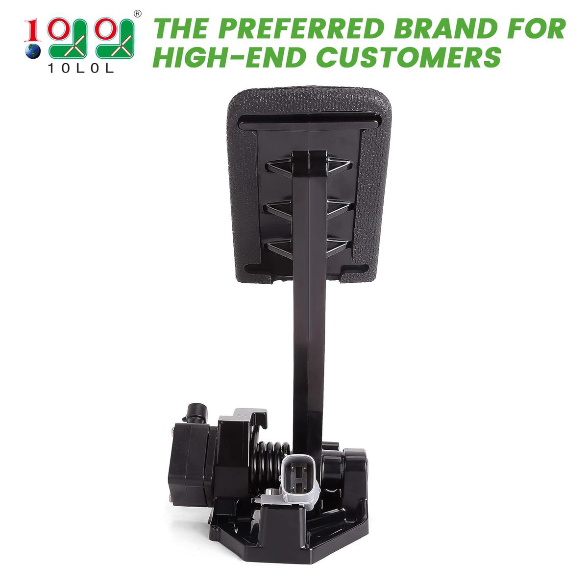 Close-up of 10L0L EZGO RXV accelerator pedal assembly