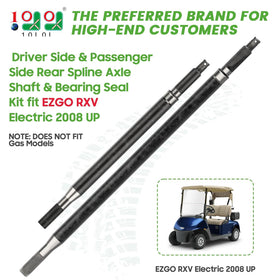 10L0L EZGO RXV rear axle passenger-side shaft replacement