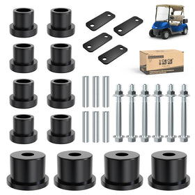 10L0L EZGO RXV rear bushing kit with shackle plates for smoother ride