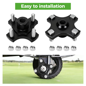 10L0L EZGO RXV rear hub location guide for smoother install.