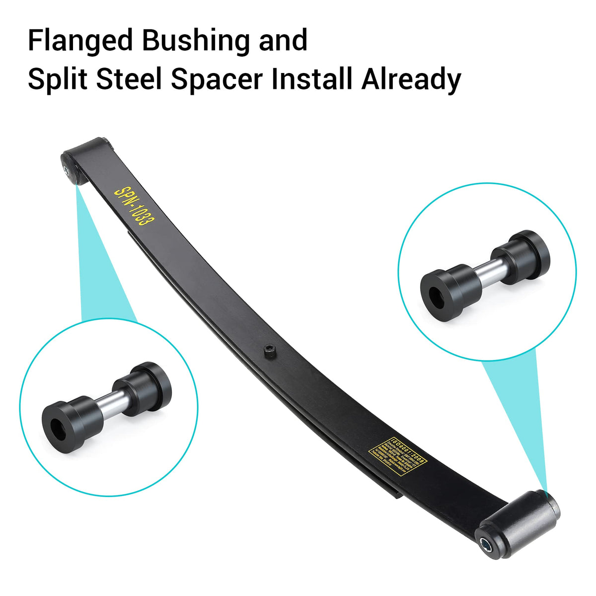10L0L EZGO RXV sleeve spacers ensure proper alignment for smoother suspension.