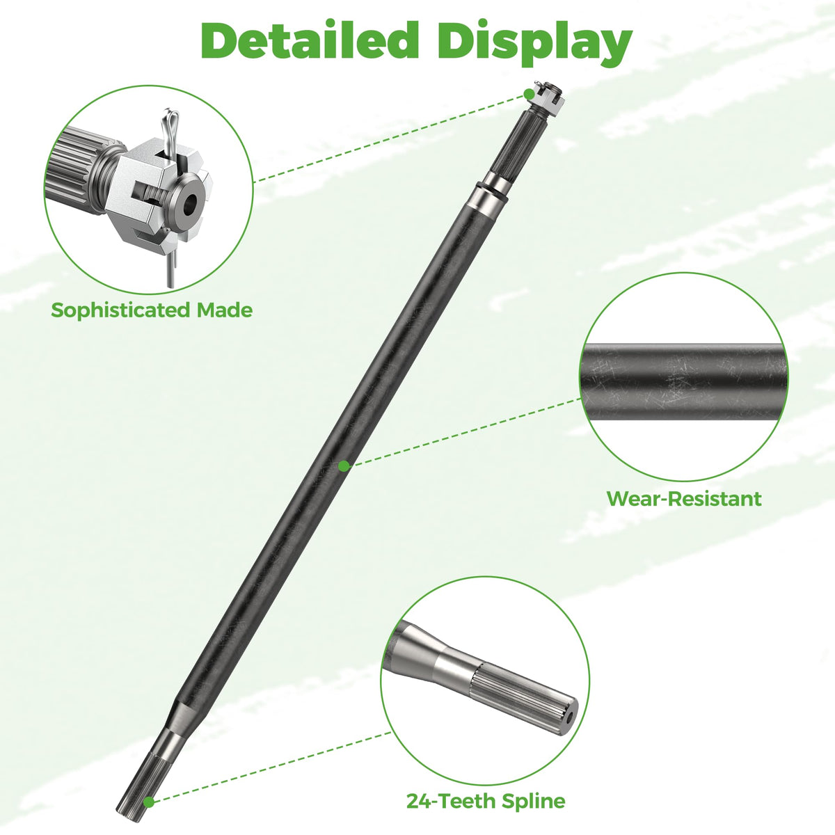 10L0L EZGO RXV snap rings ensure a secure fit and maintained alignment.