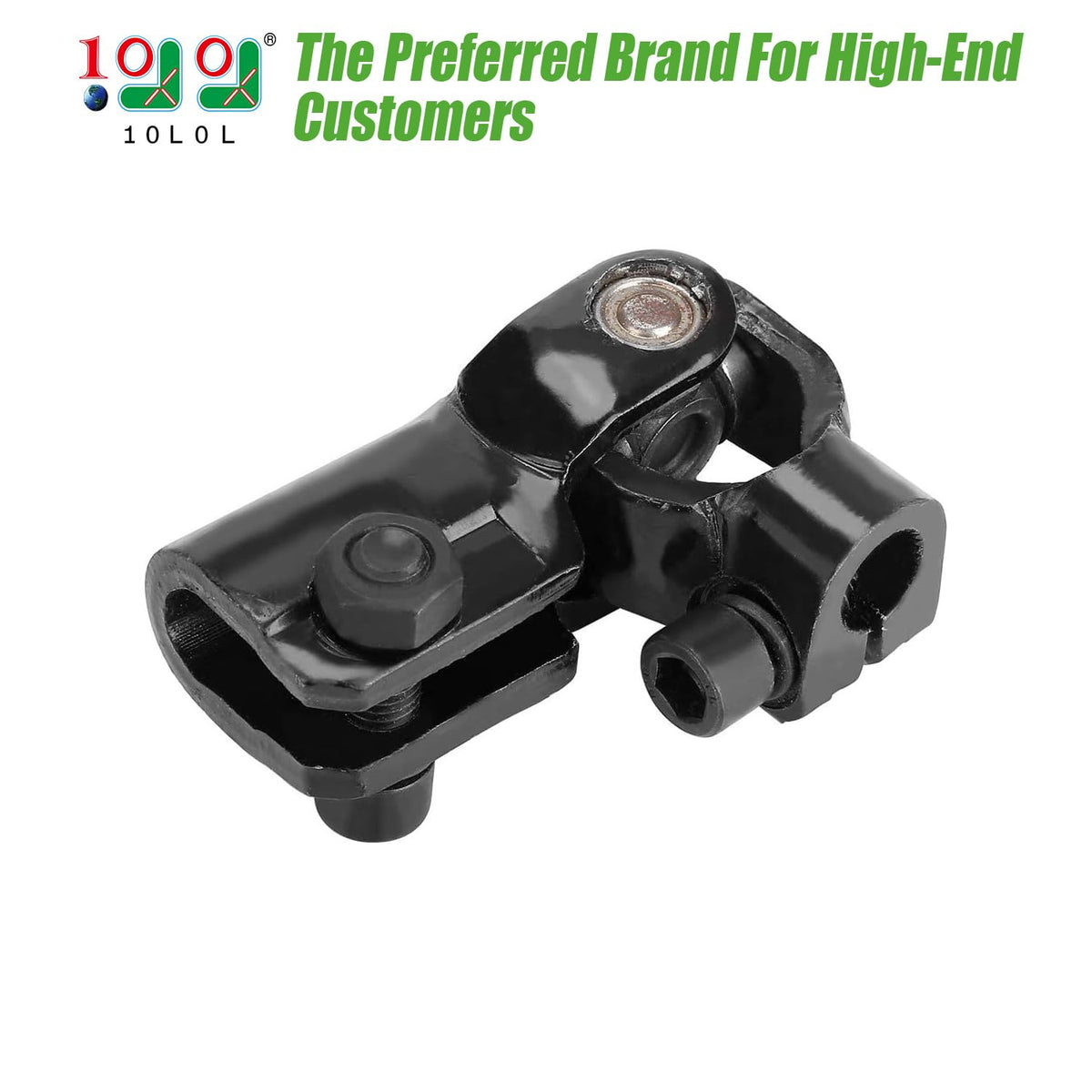 10L0L EZGO RXV steering yoke closeup shows solid construction and connection points.