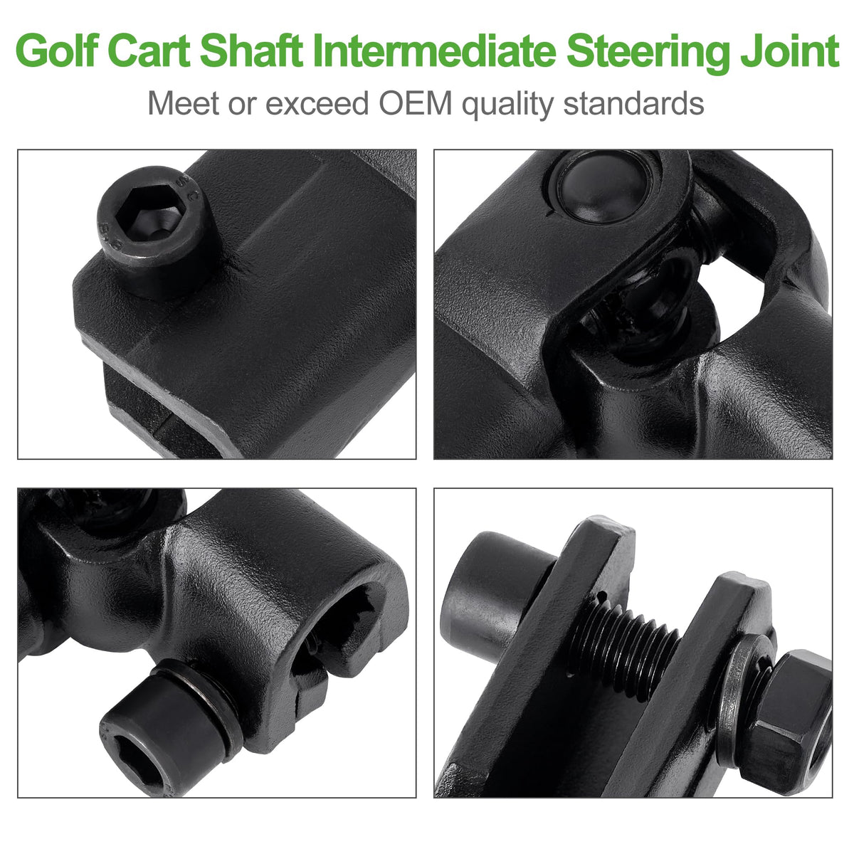 10L0L EZGO RXV steering yoke packaging ships with one yoke.