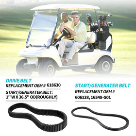 EZGO RXV TXT belt replacement by 10L0L supports quieter, steadier rides.
