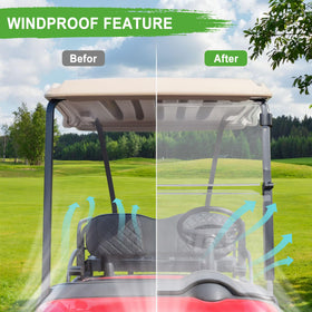 10L0L hardware included for quick, tool-free installation on EZGO RXV.