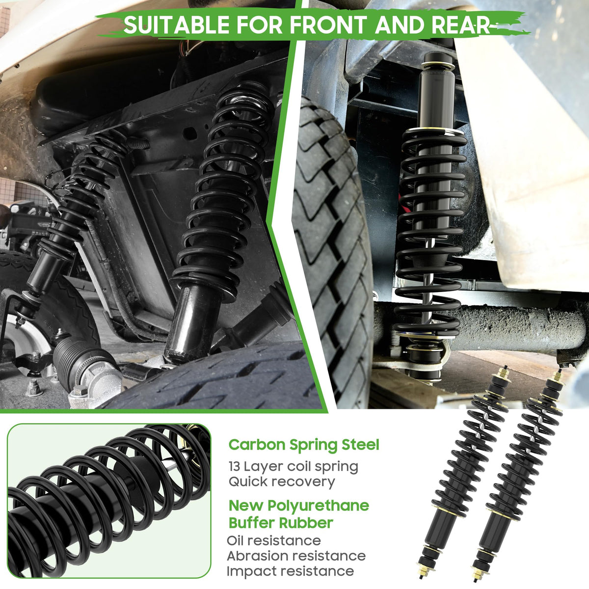 10L0L installation guide image for EZGO shocks and lift-compatible upgrade