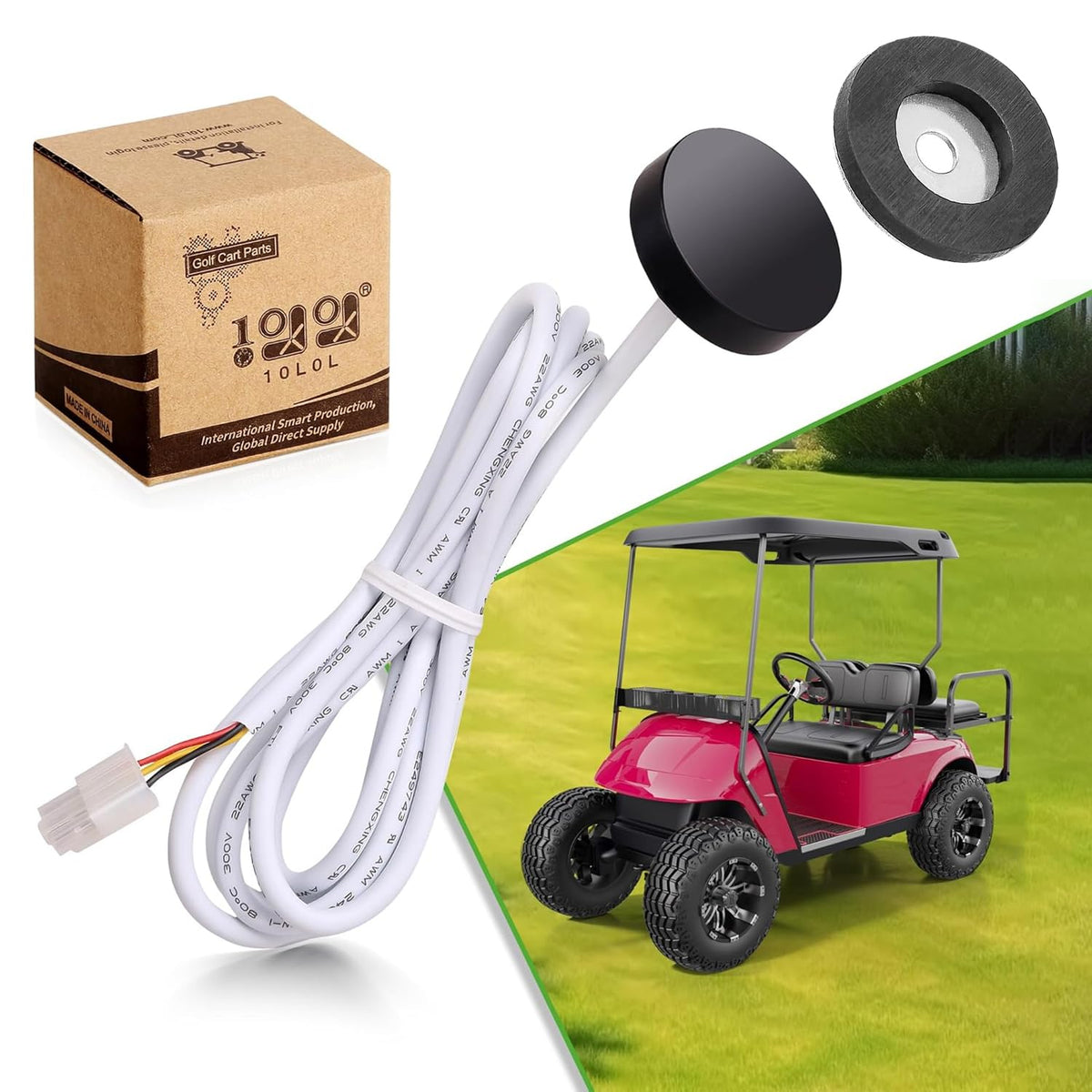 10L0L EZGO speed sensor 36V PDS with magnet for accurate readings