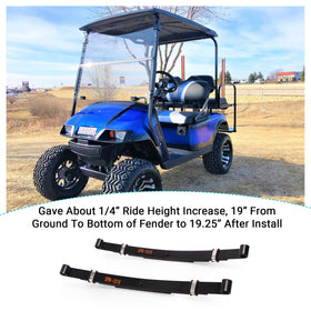 10L0L EZGO TXT kit enhances back-seat rides for passengers.