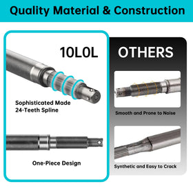 10L0L EZGO TXT 1994-2013 compatibility rear axle shaft for electric models fits like original